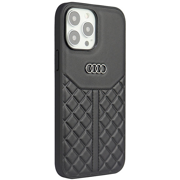 Audi odinis dėklas iPhone 13 Pro Max – juodas -- iPhone 13 Pro Max