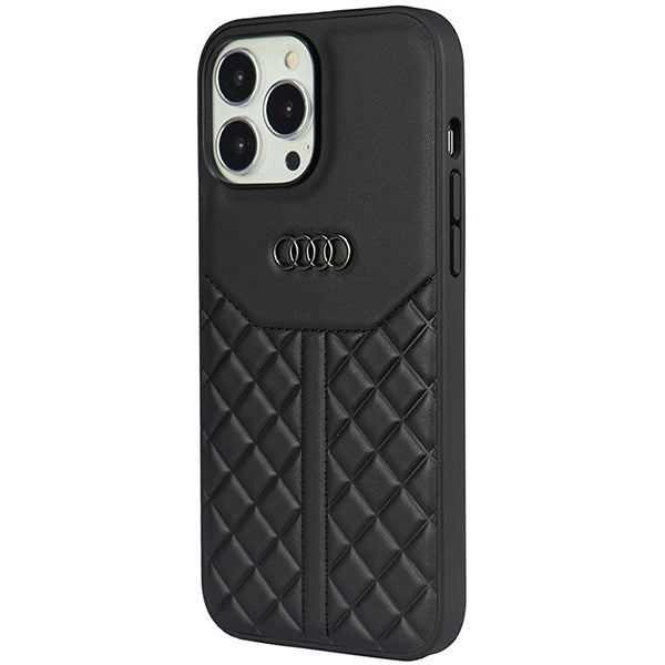 Audi odinis dėklas iPhone 13 Pro Max – juodas -- iPhone 13 Pro Max