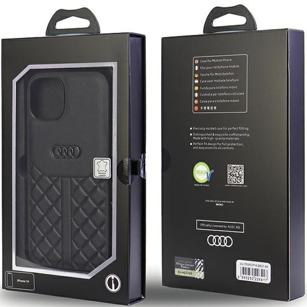 Audi odinis dėklas iPhone 14 6.1 – juodas