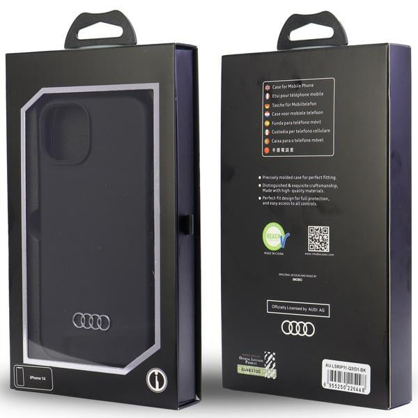 Audi silikoninis dėklas iPhone 11 / XR – juodas -- iPhone 11
