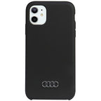 Audi silikoninis dėklas iPhone 12/12 Pro – juodas -- iPhone 12