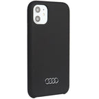 Audi silikoninis dėklas iPhone 12/12 Pro – juodas -- iPhone 12