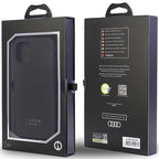 Audi silikoninis dėklas iPhone 12/12 Pro – juodas -- iPhone 12