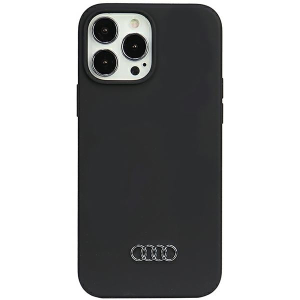 Audi silikoninis dėklas iPhone 13 Pro Max – juodas