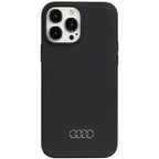 Audi silikoninis dėklas iPhone 13 Pro Max – juodas