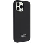Audi silikoninis dėklas iPhone 13 Pro Max – juodas