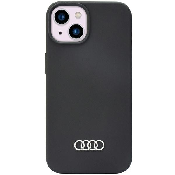 Audi silikoninis dėklas iPhone 14 – juodas -- iPhone 14