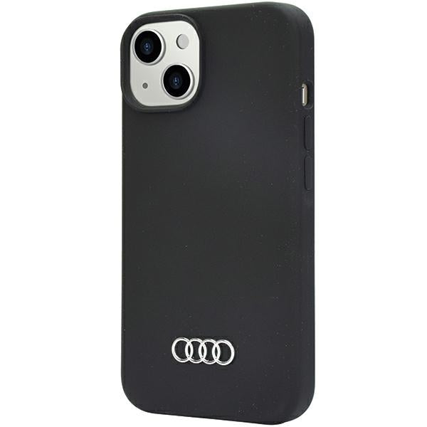 Audi silikoninis dėklas iPhone 14 – juodas -- iPhone 14