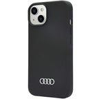 Audi silikoninis dėklas iPhone 14 – juodas -- iPhone 14