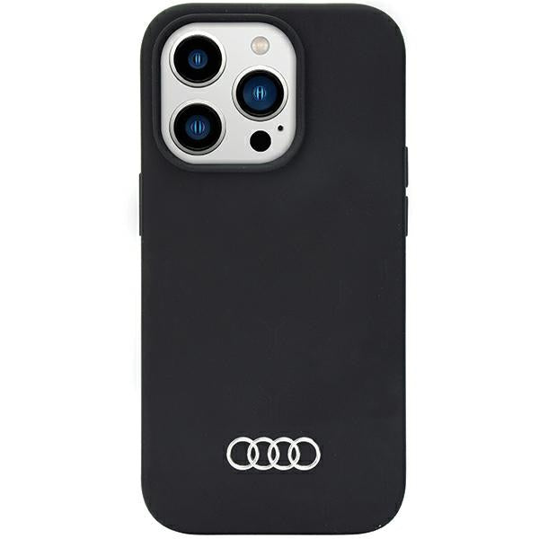 Audi silikoninis dėklas iPhone 14 Pro – juodas