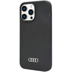 Audi silikoninis dėklas iPhone 14 Pro – juodas