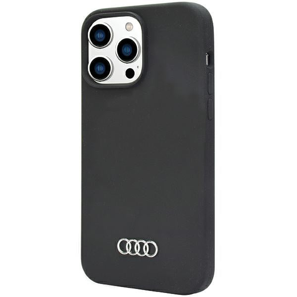 Audi silikoninis dėklas iPhone 14 Pro – juodas