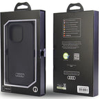 Audi silikoninis dėklas iPhone 14 Pro – juodas