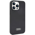 Audi silikoninis dėklas iPhone 14 Pro Max – juodas