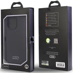Audi silikoninis dėklas iPhone 14 Pro Max – juodas