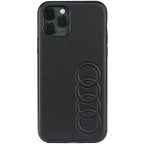 Audi sintetinės odos dėklas iPhone 11 Pro – juodas -- iPhone 11 Pro