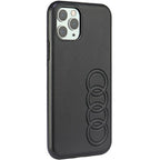 Audi sintetinės odos dėklas iPhone 11 Pro – juodas -- iPhone 11 Pro