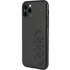 Audi sintetinės odos dėklas iPhone 11 Pro – juodas -- iPhone 11 Pro