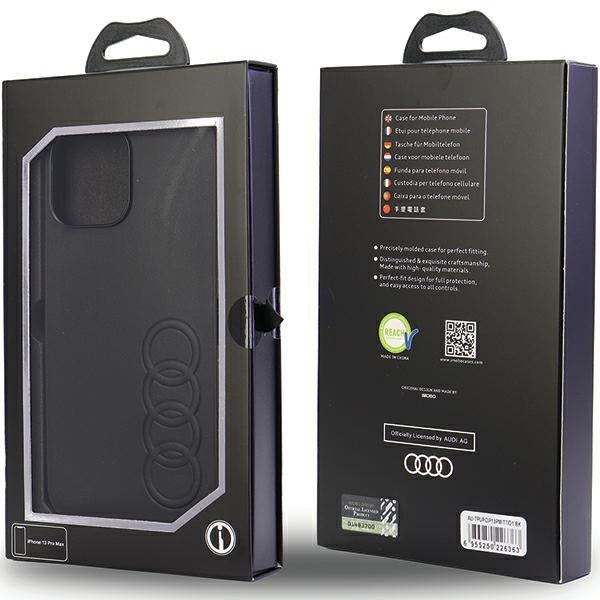 Audi eko odos dėklas iPhone 13 Pro Max – juodas