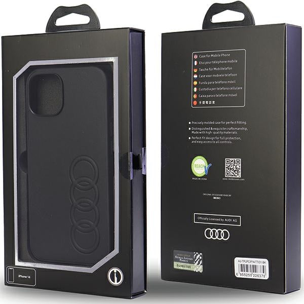 Audi odinis dėklas iPhone 14 6.1 – juodas