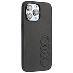 Audi odinis dėklas iPhone 14 Pro Max 6.7" – juodas