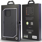 Audi odinis dėklas iPhone 14 Pro Max 6.7" – juodas