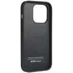 Audi Synthetic Leather dėklas iPhone 14 Pro – juodas