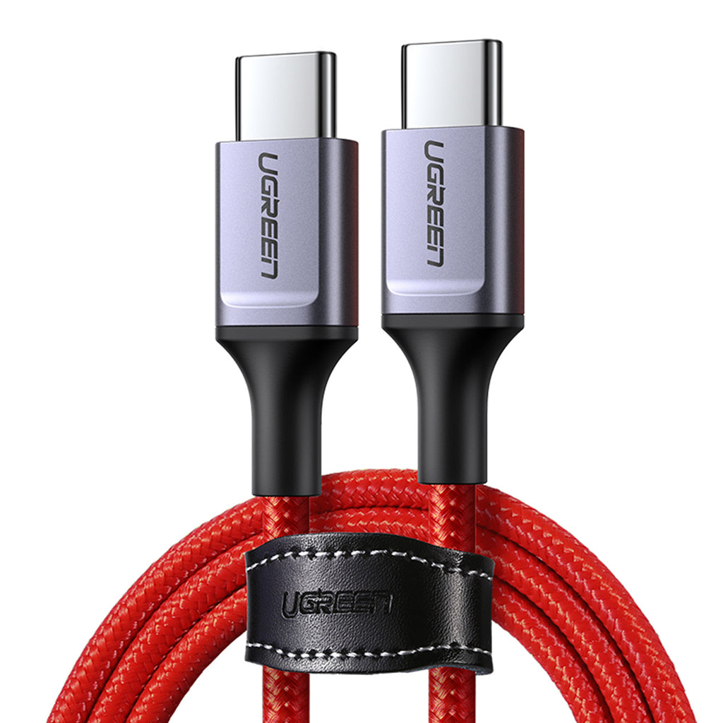 Ugreen US294 USB-C - USB-C 3A 480Mb/s kabelis 1m - raudonas -- Cell phone cables
