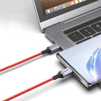 Ugreen US294 USB-C - USB-C 3A 480Mb/s kabelis 1m - raudonas -- Cell phone cables