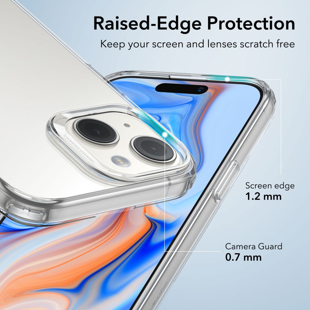 Skaidrus TPU dėklas ESR Project Zero iPhone 15 -- iPhone 15