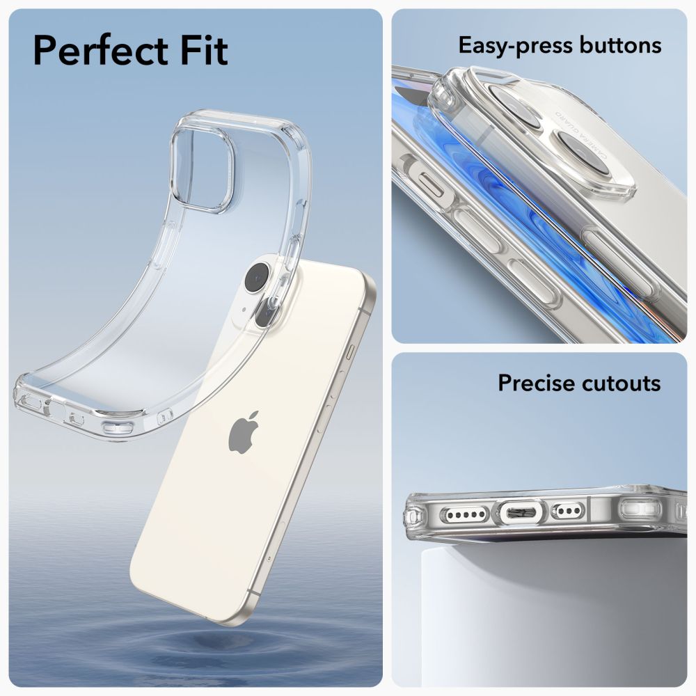 Skaidrus TPU dėklas ESR Project Zero iPhone 15 -- iPhone 15