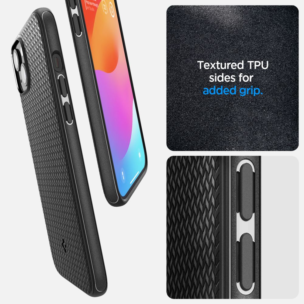 Spigen Mag Armor MagSafe iPhone 15 dėklas – matinis juodas -- iPhone 15
