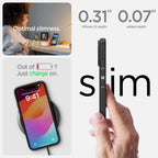 Spigen Liquid Air dėklas iPhone 15 – matinis juodas