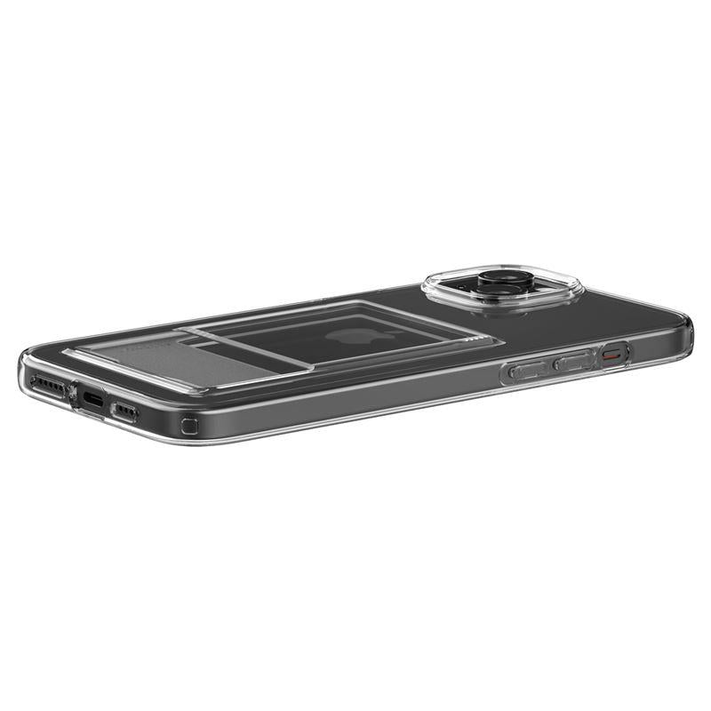 Spigen Crystal Slot dėklas iPhone 15 Plus – skaidrus