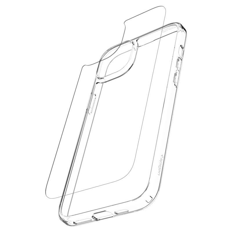 Spigen Airskin Hybrid dėklas iPhone 15 Plus – skaidrus