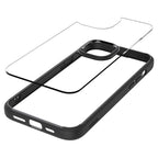 Spigen Crystal Hybrid dėklas iPhone 15 Plus – skaidrus/juodas
