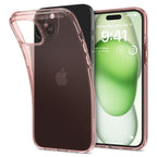 Spigen Crystal Flex dėklas iPhone 15 Plus – rožinis/skaidrus