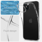 Spigen Crystal Flex dėklas iPhone 15 Plus – skaidrus
