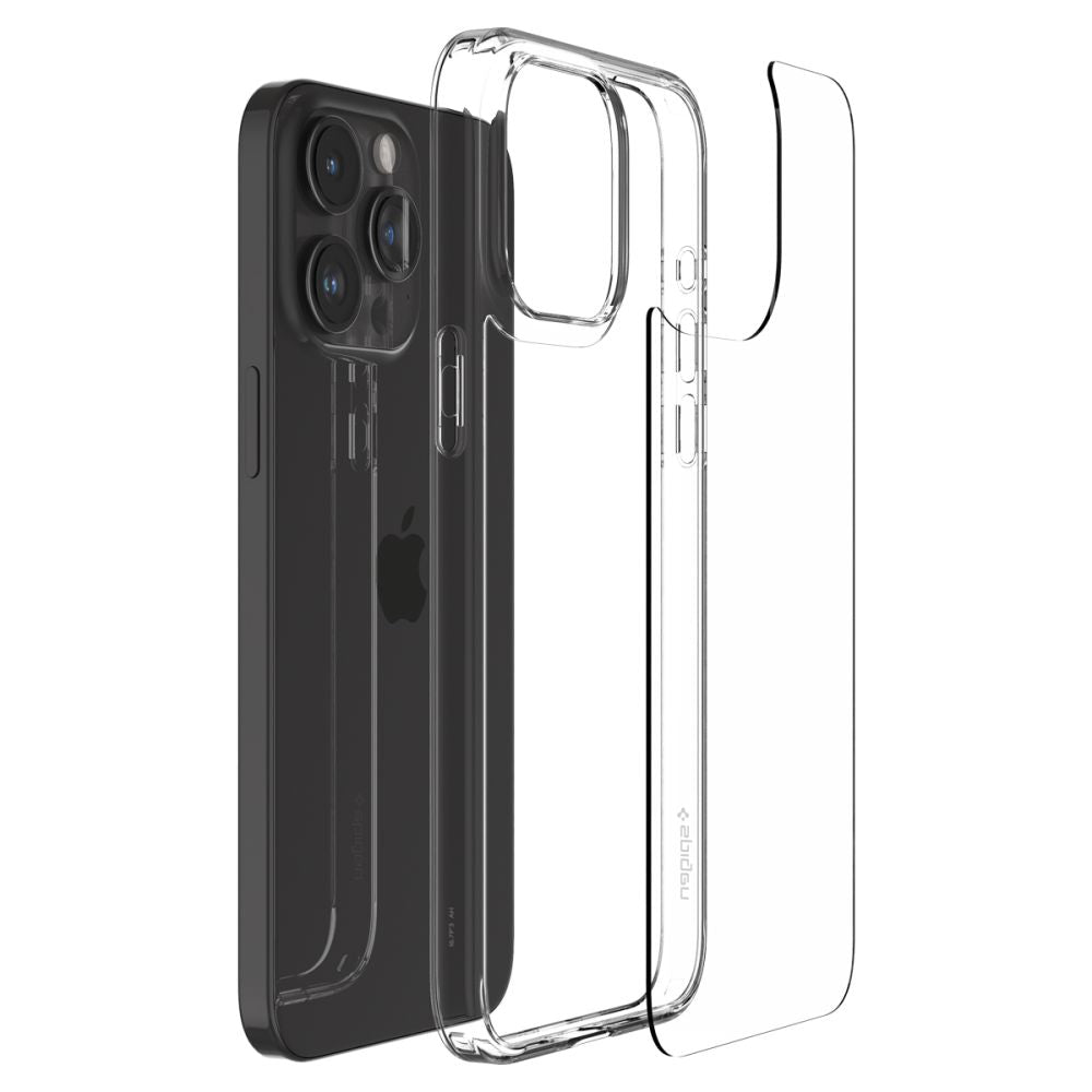 Spigen Airskin Hybrid dėklas iPhone 15 Pro – skaidrus