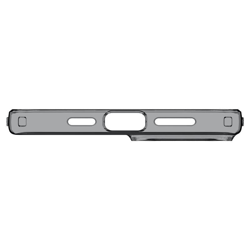 Spigen Crystal Flex dėklas iPhone 15 Plus – pilkai skaidrus