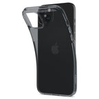 Spigen Crystal Flex dėklas iPhone 15 Plus – pilkai skaidrus