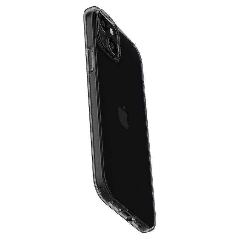 Spigen Crystal Flex dėklas iPhone 15 Plus – pilkai skaidrus