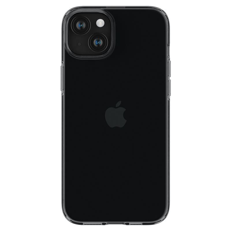 Spigen Crystal Flex dėklas iPhone 15 Plus – pilkai skaidrus
