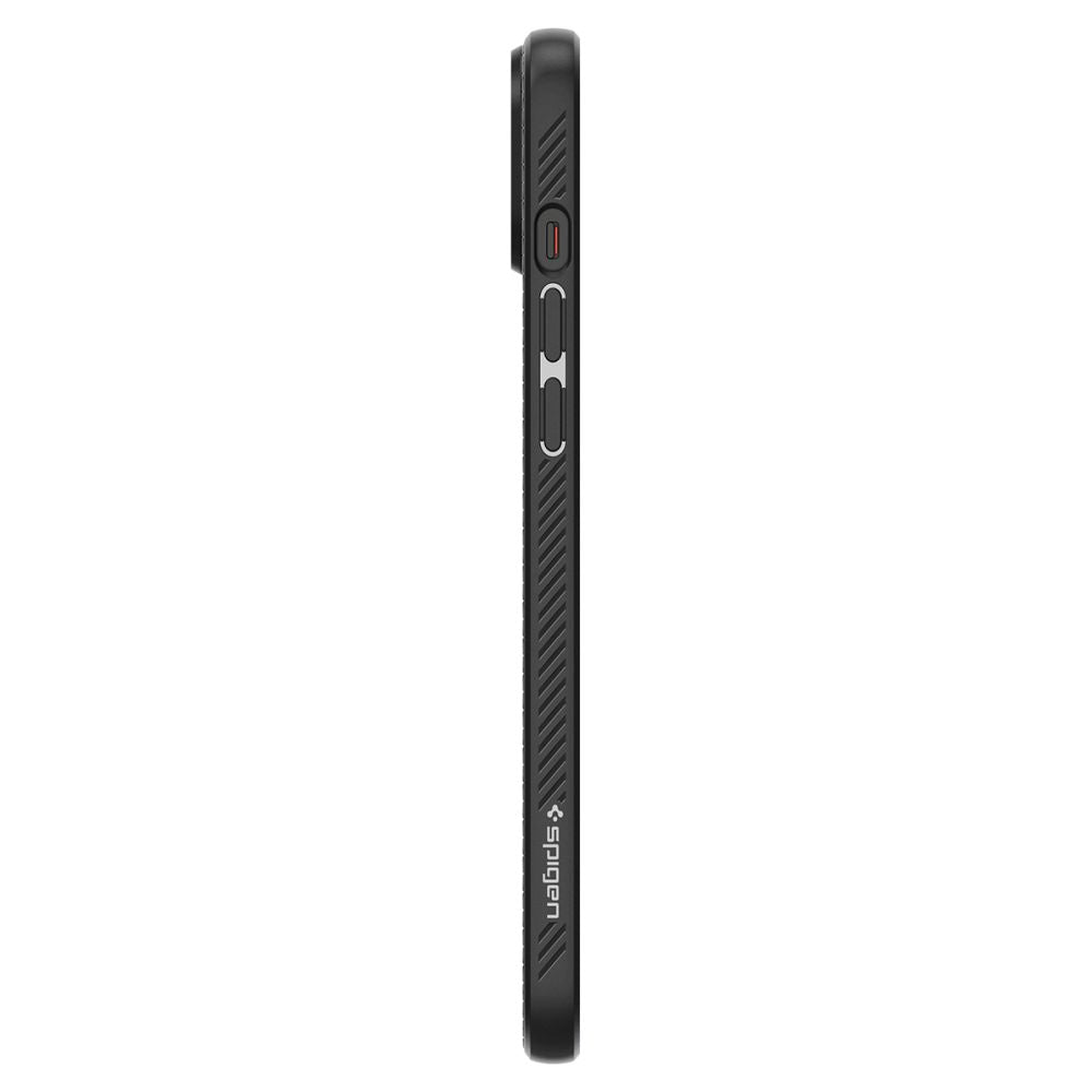 Spigen Liquid Air dėklas iPhone 15 Plus – juodas