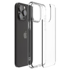 Skaidrus Spigen Crystal Hybrid dėklas iPhone 15 Pro