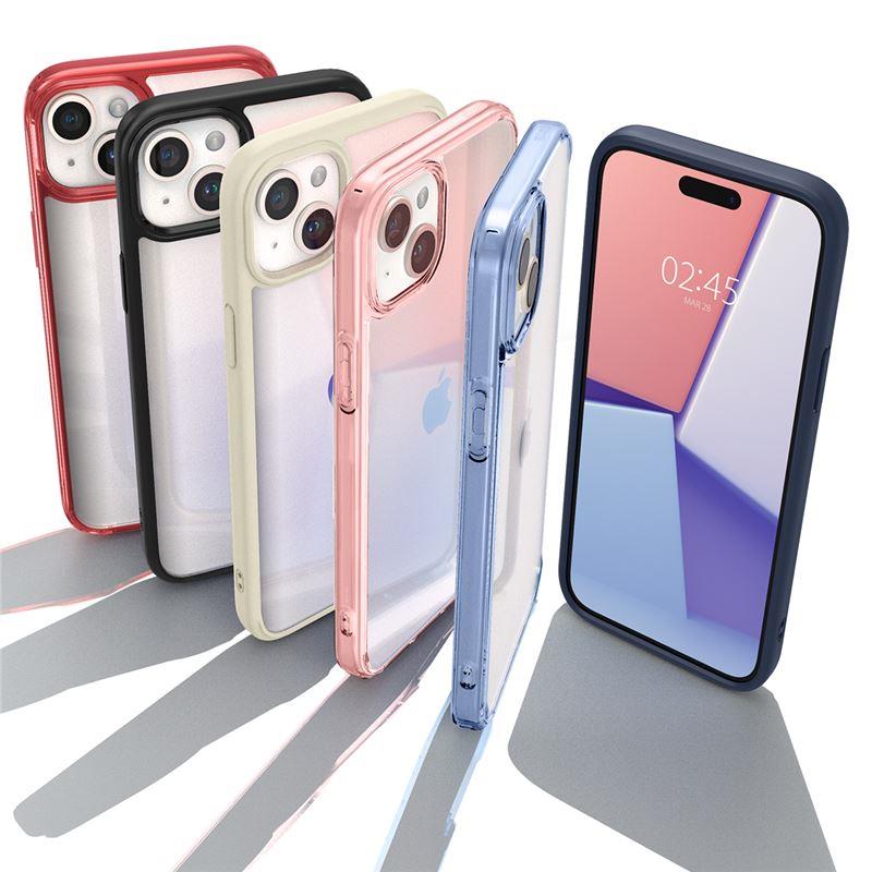 Spigen Crystal Hybrid dėklas iPhone 15 Plus – skaidrus