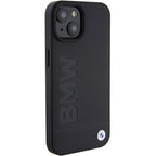 BMW odinis dėklas iPhone 15 – juodas