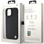 BMW odinis MagSafe dėklas iPhone 15 Plus – juodas