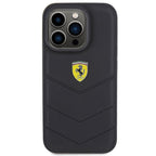 Ferrari siuvinėtas dėklas iPhone 15 Pro – juodas