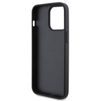 Ferrari dygsniuotas dėklas iPhone 15 Pro Max – juodas -- iPhone 15 Pro Max